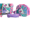 16 Inch Trolley Bag 3 Pcs Set - Unicorn